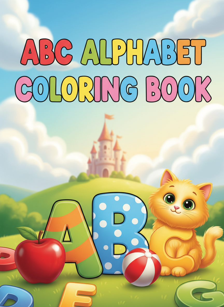 Coloring book cover