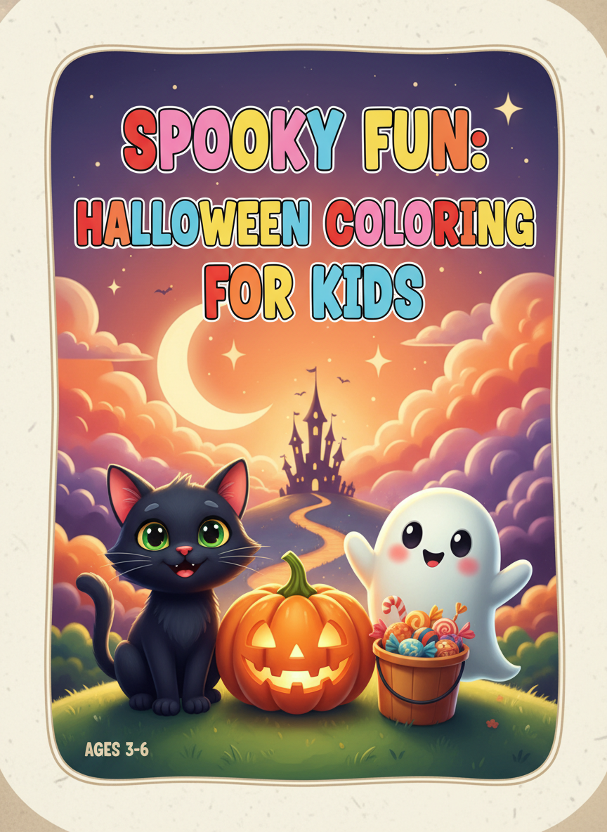 Coloring book cover