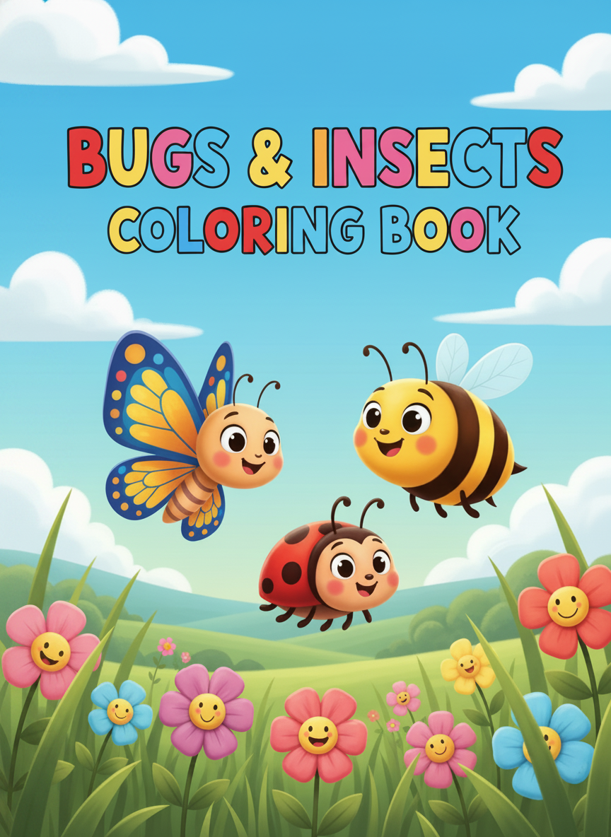 Coloring book cover