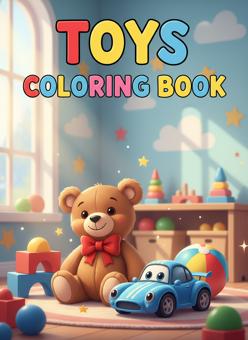 Coloring book cover